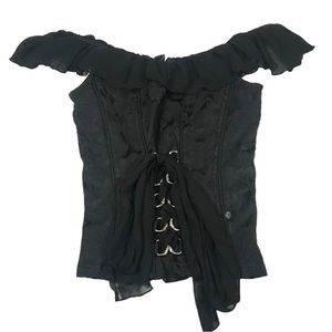 TRIPP Ruffle Corset Top